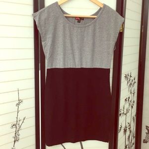 Grey and Black Dress